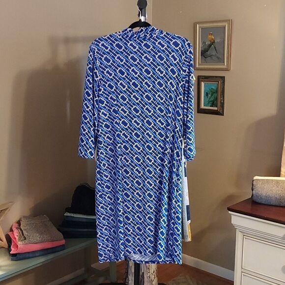 Dana Buchman Faux Wrap Dress - Picture 5 of 5